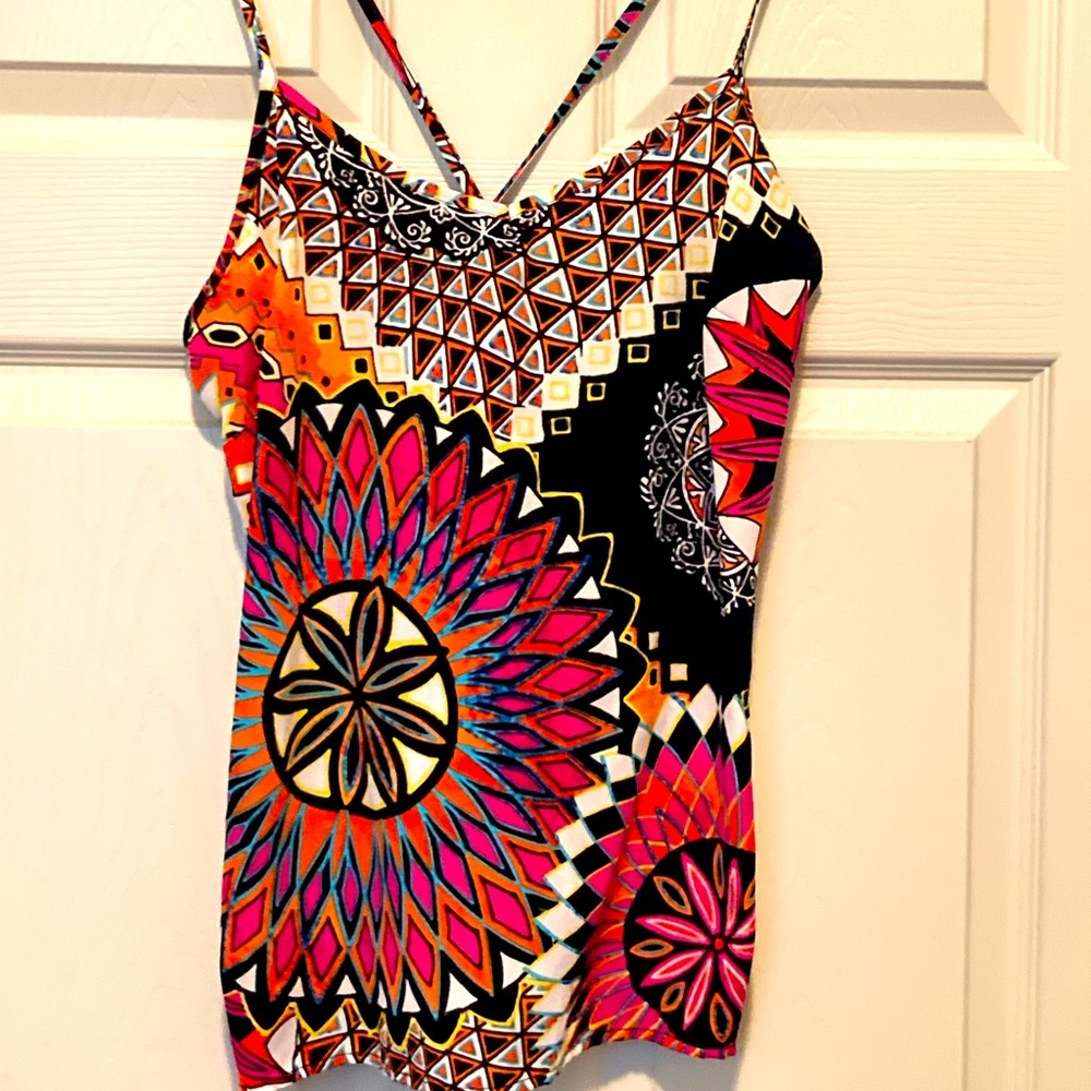 Happy color tank top